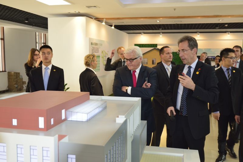 German Foreign Minister Steinmeier made a special trip to Hebei Building Design