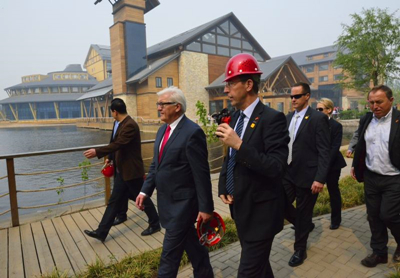 German Foreign Minister Steinmeier made a special trip to Hebei Building Design&amp;Research Institute