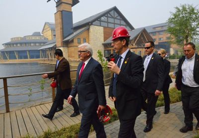 German Foreign Minister Steinmeier made a special trip to Hebei Building Design&Research Institute