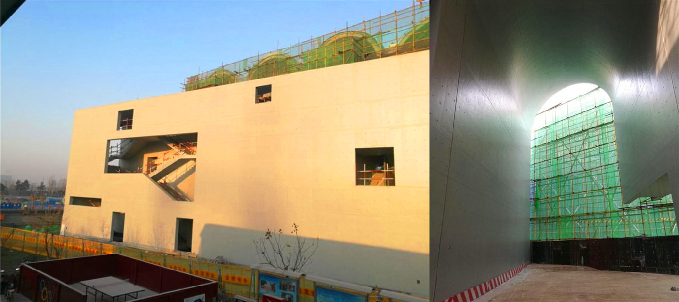 Shijiazhuang City Planning Pavilion Fair-Faced Concrete Formwork Project