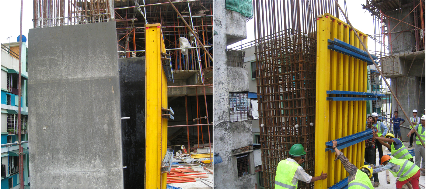 Myanmar Yangon KMB Bank Building Project use Zolo ZFlex™120 Timber Formwork System
