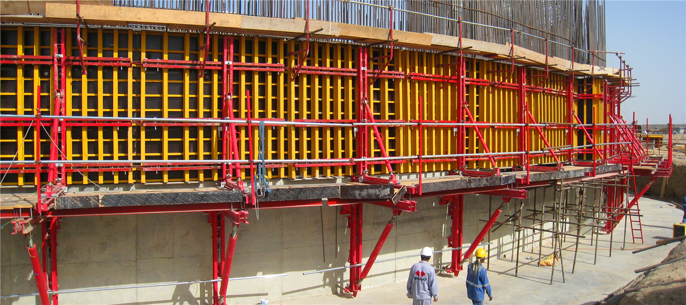 Pakistan DG Khan Cement Project use Zolo Zclimb™ 50 Self Climbing Formwork System and SlipForming System