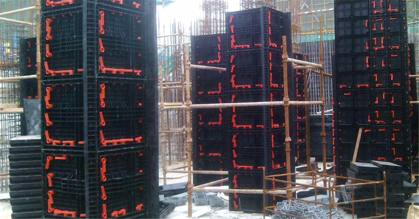 Fuzhou 22 Storeys Condominium Project use ZPlastk80 Adjustable Column Formwork